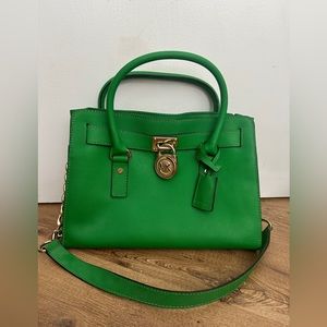 Green Michael Kors Tote